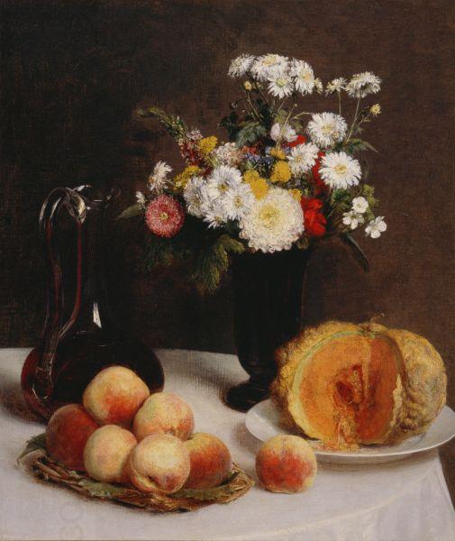 Henri Fantin-Latour Flowers and Fruit oil painting picture